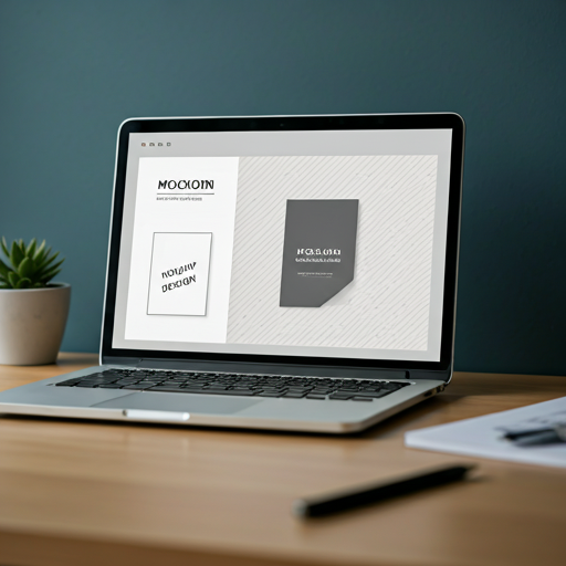 Design mockup with isolated subjects layered on a template