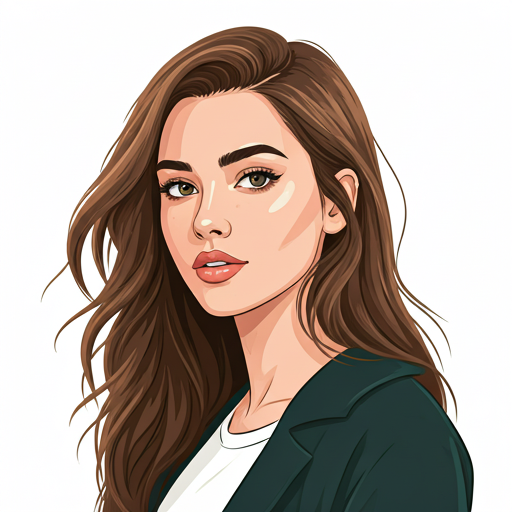 Portrait of a young female influencer
